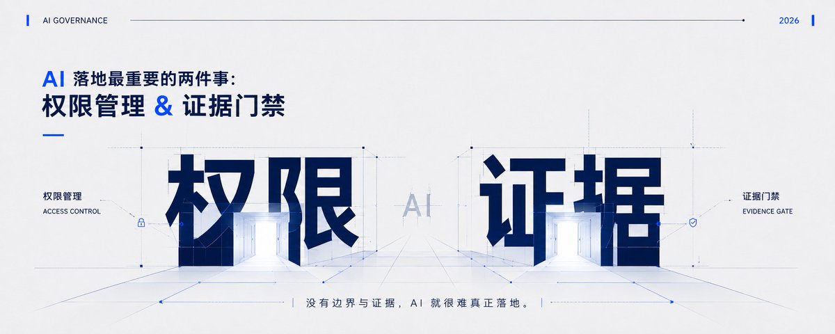 权限管理与证据门禁