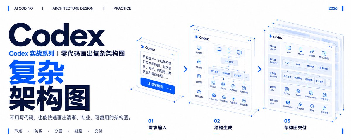 Codex 零代码画架构图